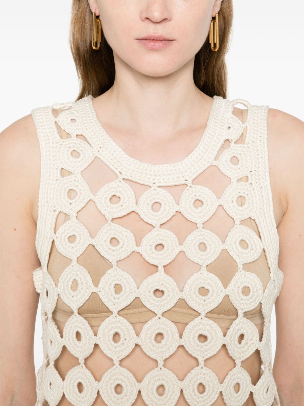 WALES BONNER-STANZA KNIT VEST-